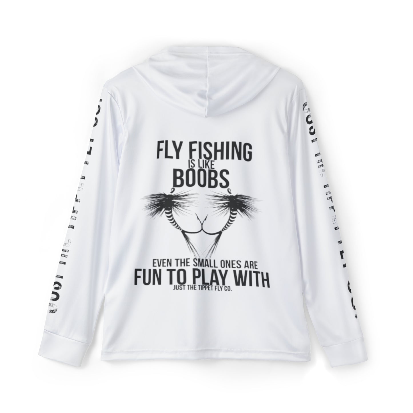 “Fly Fishing is like” funny Sun Hoodie (UPF 50+)