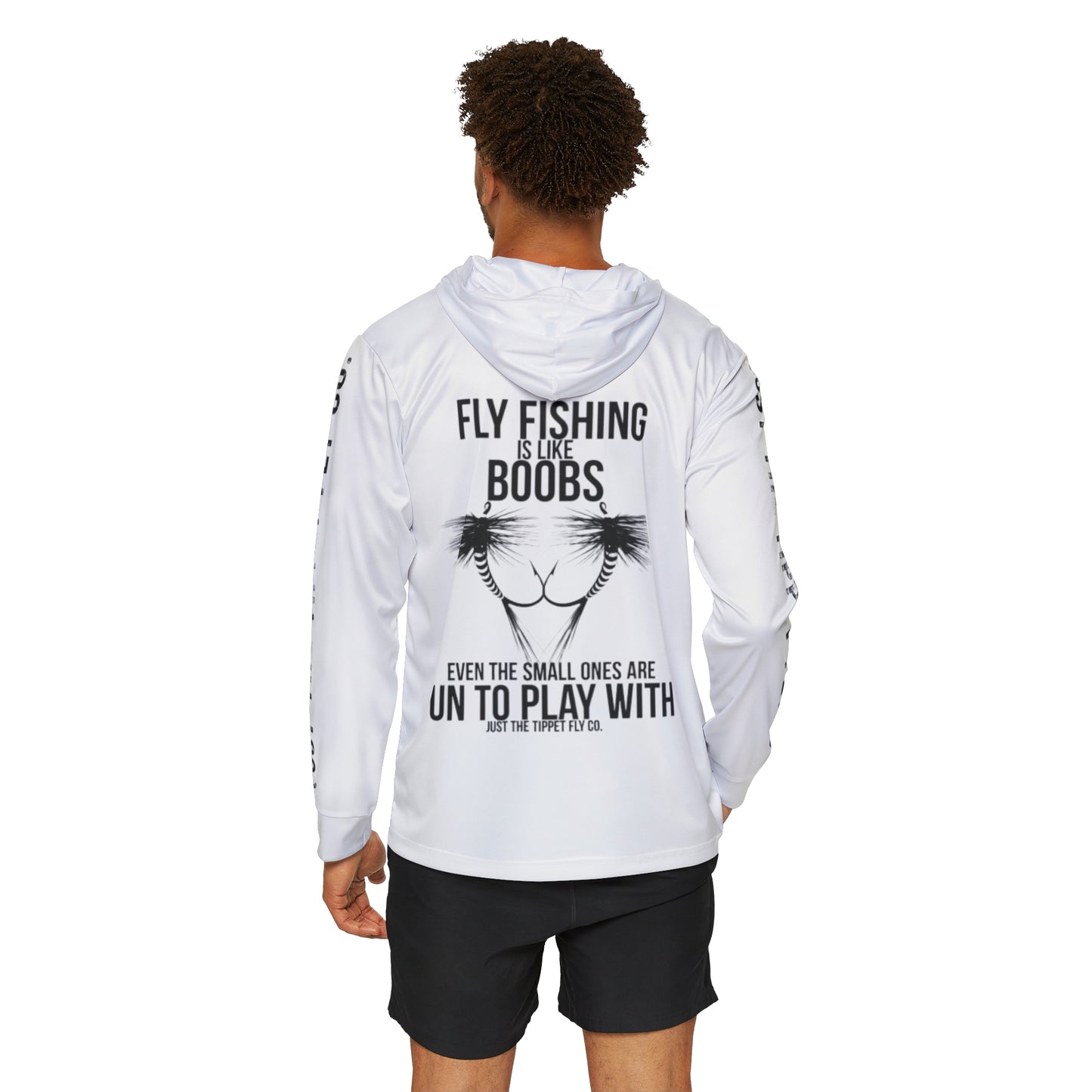 “Fly Fishing is like” funny Sun Hoodie (UPF 50+)