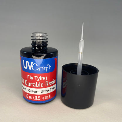 Ultra-Thin Clear UV Resin - .5 fl.oz. Brush Bottle