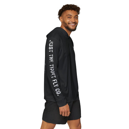 Black JTT Fly Co. Sun Hoodie (UPF 50+)