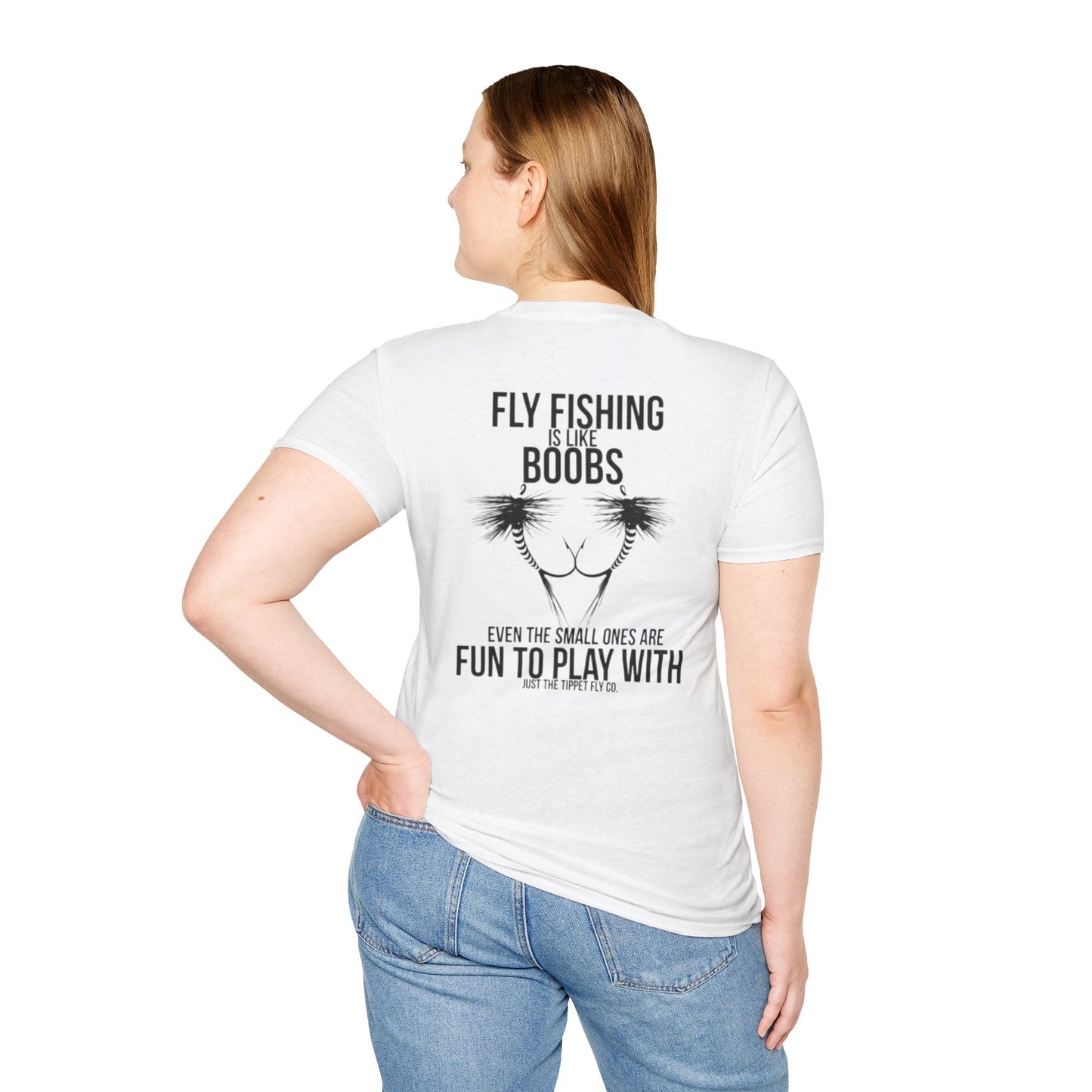 “Fly Fishing is like” Unisex Softstyle T-Shirt