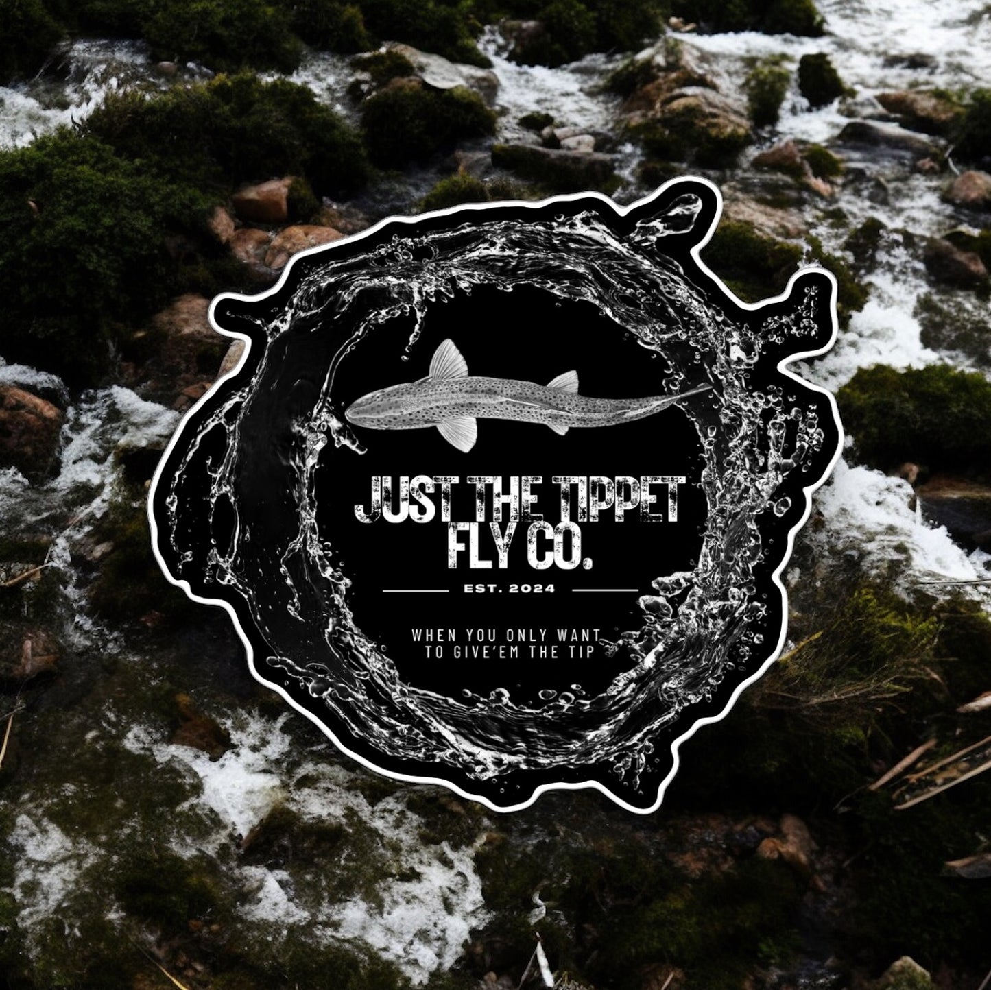 Just The Tippet Fly Co. Trout Logo