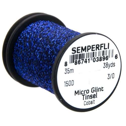 Micro Glint Nymph Tinsel Cobalt