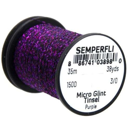 Micro Glint Nymph Tinsel Purple