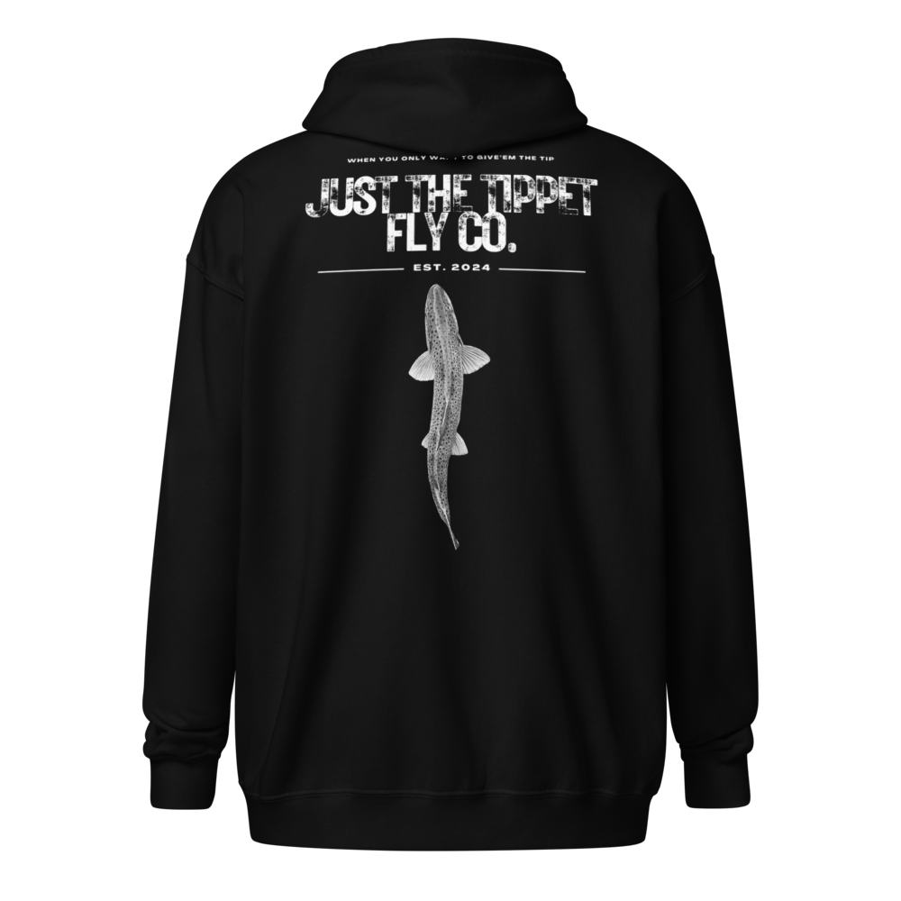 JTT Black Unisex heavy blend zip hoodie