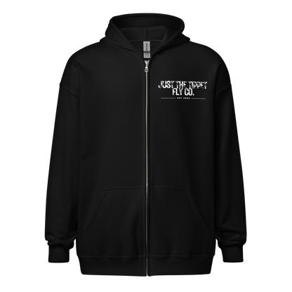 JTT Black Unisex heavy blend zip hoodie